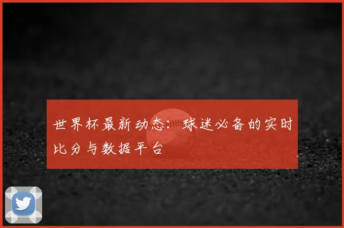 世界杯最新动态：球迷必备的实时比分与数据平台